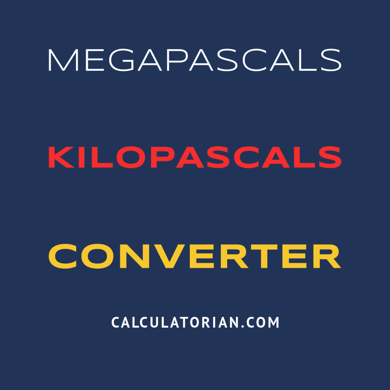 Mpa kpa conversion new arrivals